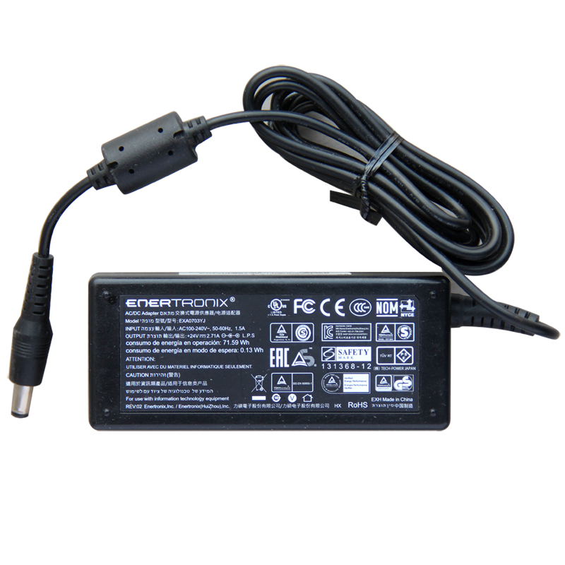 New 24V 2.71A Enertronix EXA0703YJ power supply charger